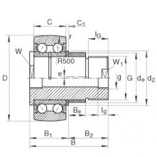 FAG Germany Stud type track rollers - ZLE5202-2Z #1 image