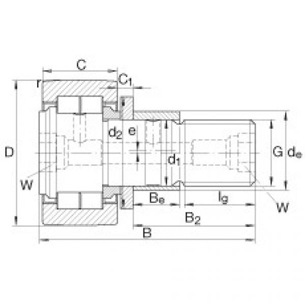 FAG Germany Stud type track rollers - NUKRE40 #1 image