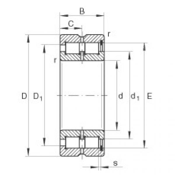 FAG Germany Cylindrical roller bearings - SL185005-XL #1 image