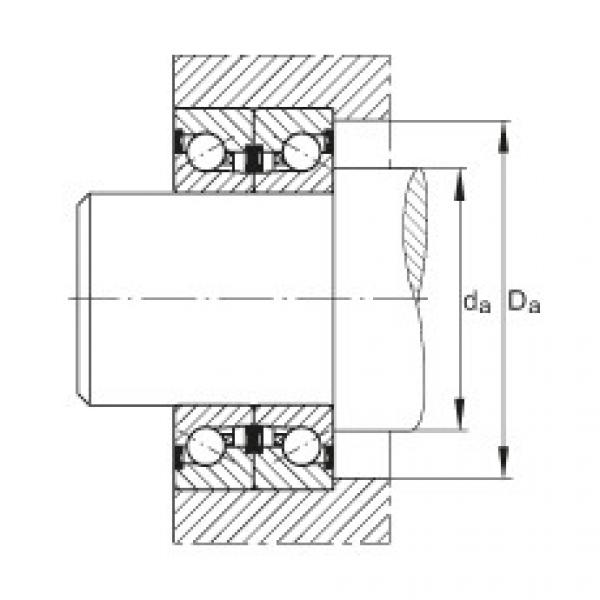 FAG Germany Axial angular contact ball bearings - BSB2562-2Z-SU #2 image