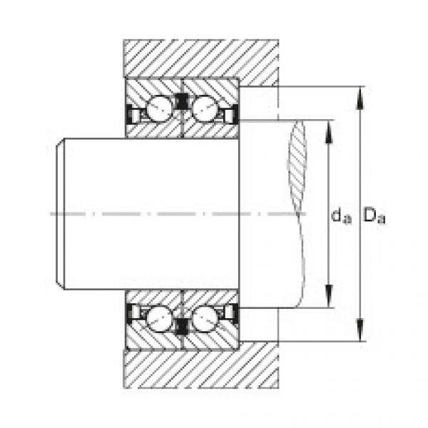 FAG Germany Axial angular contact ball bearings - BSB2562-2Z-SU #3 image