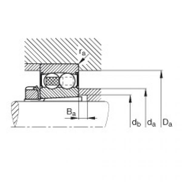 FAG Germany Self-aligning ball bearings - 2205-K-2RS-TVH-C3 + H305 #2 image