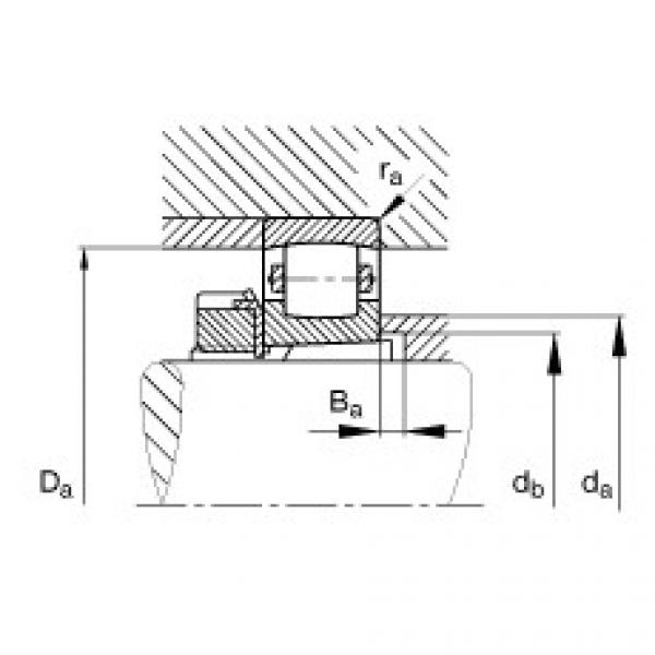 FAG Germany Barrel roller bearings - 20205-K-TVP-C3 + H205 #2 image