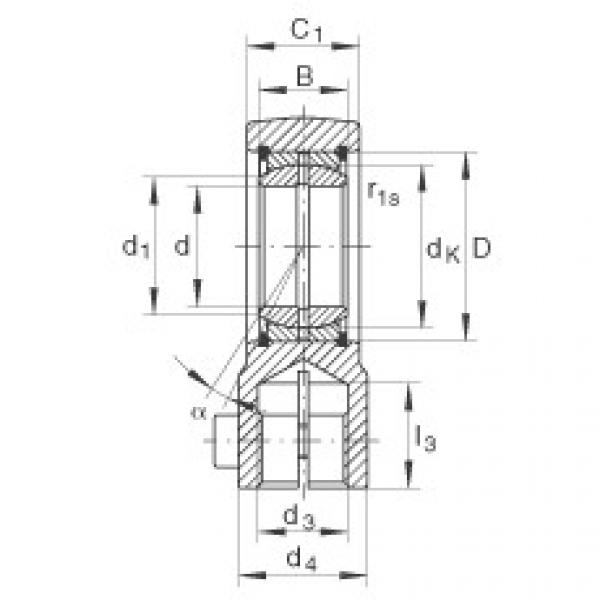 FAG Germany Hydraulic rod ends - GIHRK30-DO #1 image