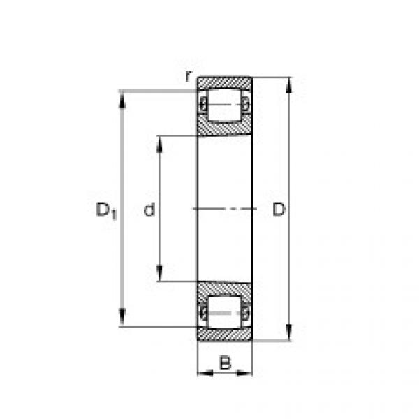 FAG Germany Barrel roller bearings - 20205-K-TVP-C3 #1 image