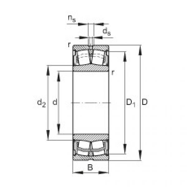 FAG Germany Sealed spherical roller bearings - WS22212-E1-XL-2RSR #1 image