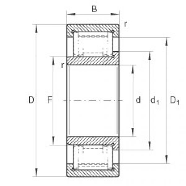 FAG Germany Cylindrical roller bearings - ZSL192306 #1 image