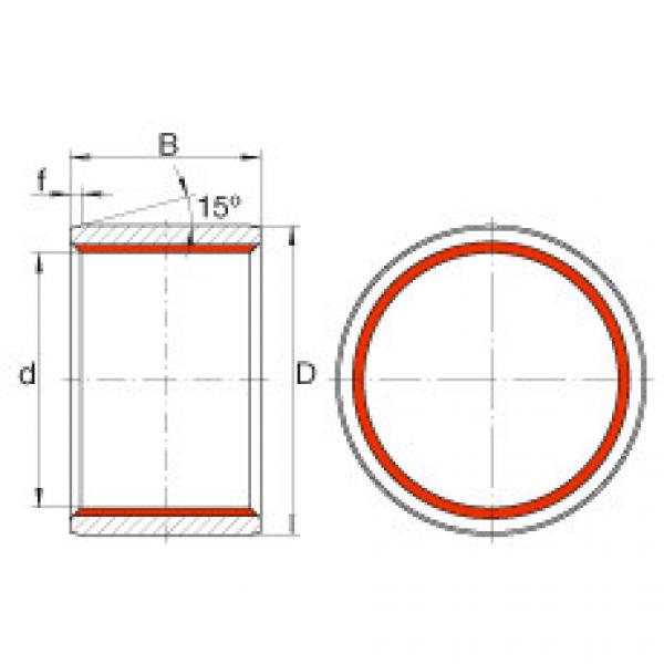 FAG Germany Cylindrical plain bushes - ZGB100X115X100 #1 image