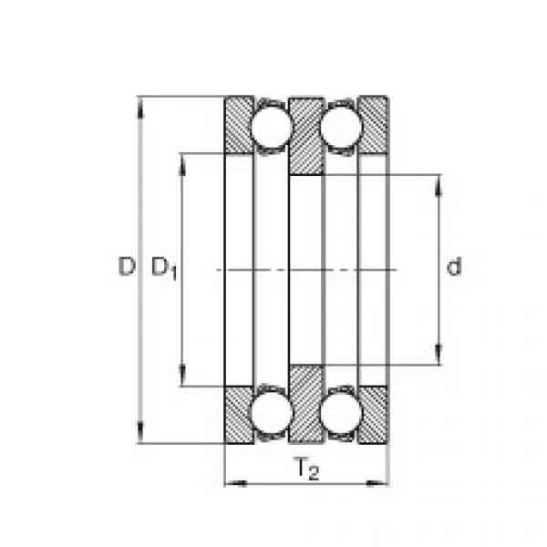 FAG Germany Axial deep groove ball bearings - 195X02 #1 image