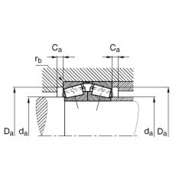 FAG Germany Tapered roller bearings - 30217-A-DF-A200-250 #2 image