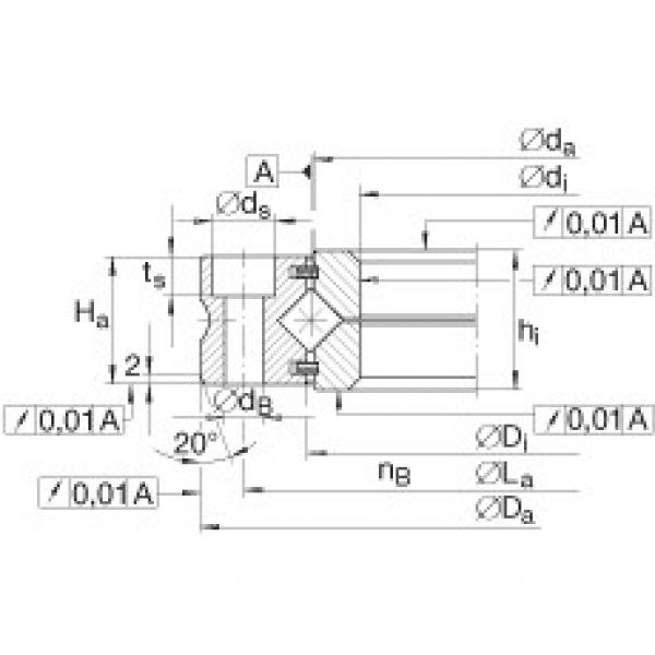 FAG Germany Crossed roller bearings - XV30 #1 image