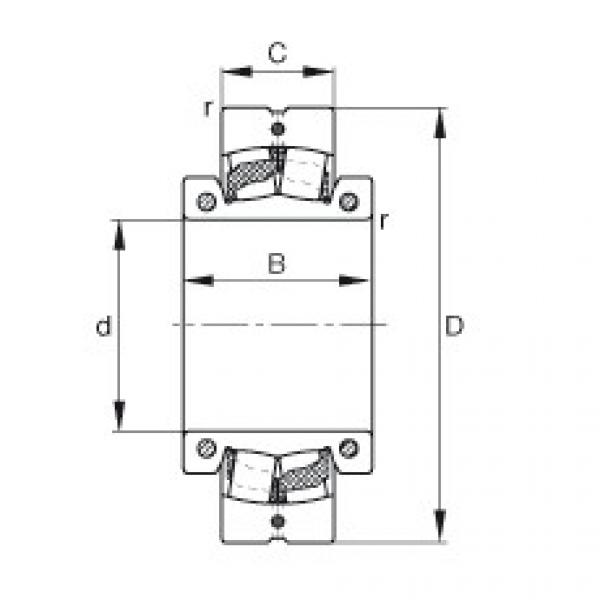 FAG Germany Spherical roller bearings - 222S.600 #1 image