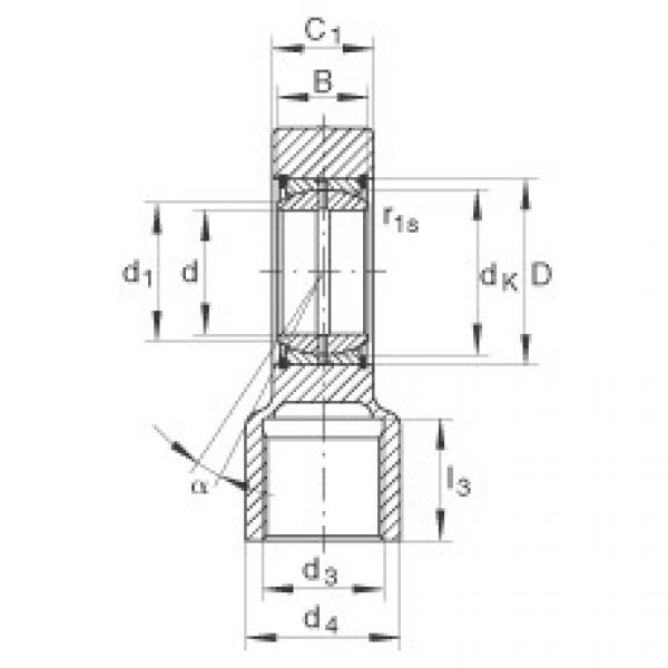 FAG Germany Hydraulic rod ends - GIHRK70-DO #1 image