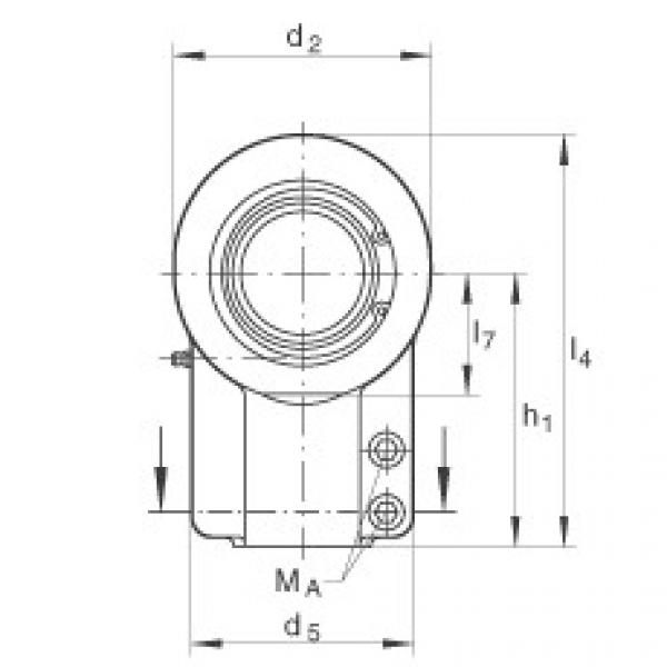 FAG Germany Hydraulic rod ends - GIHNRK90-LO #2 image