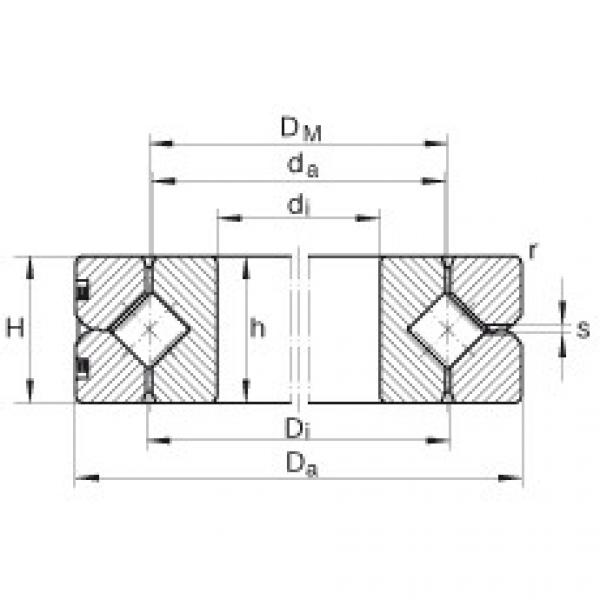 FAG Germany Crossed roller bearings - SX0118/500 #1 image