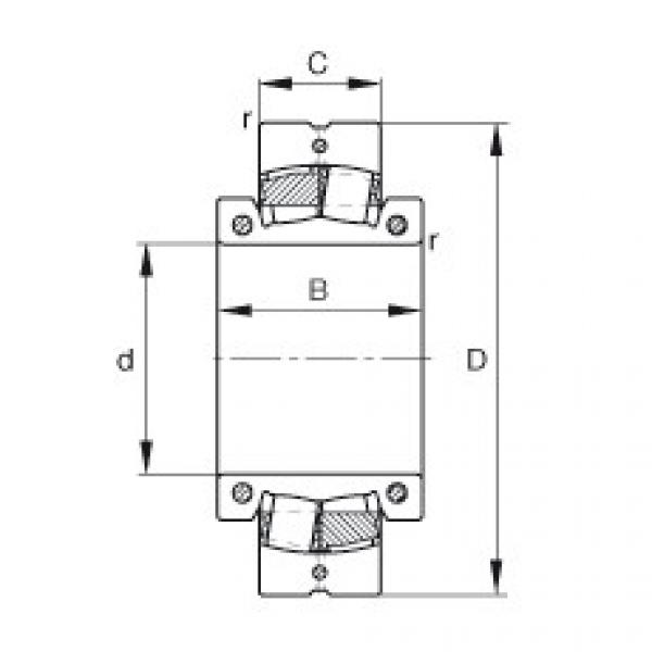 FAG Germany Spherical roller bearings - 222S.708 #1 image