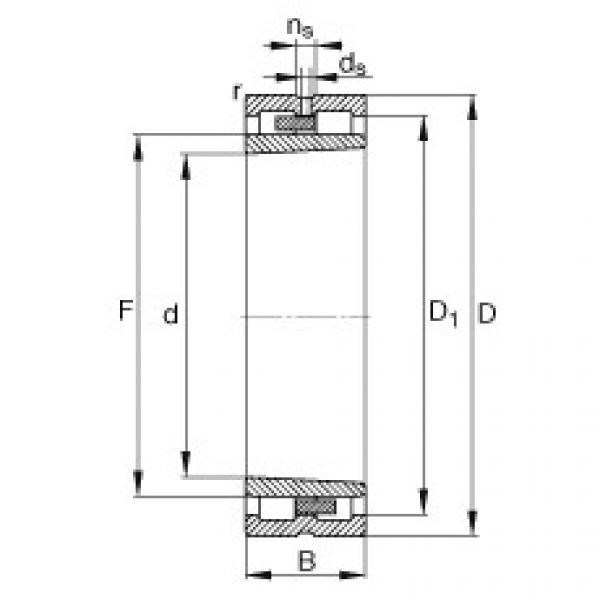 FAG Germany Cylindrical roller bearings - NNU49/500-S-K-M-SP #1 image