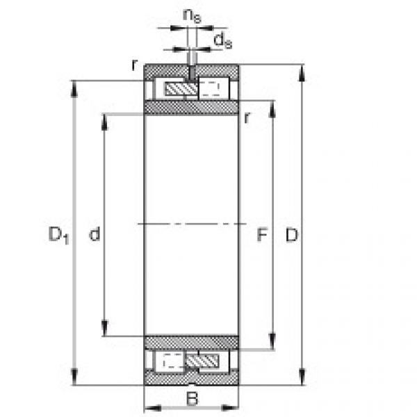 FAG Germany Cylindrical roller bearings - NNU4926-S-M-SP #1 image