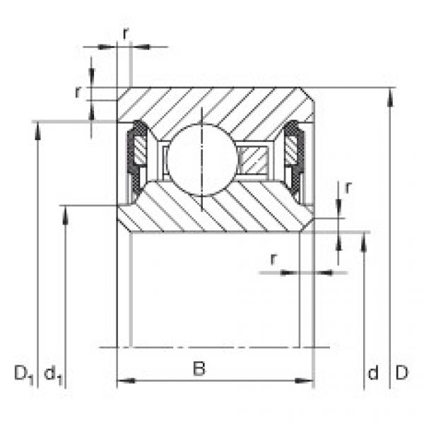 FAG Germany Thin section bearings - CSCU055-2RS #1 image