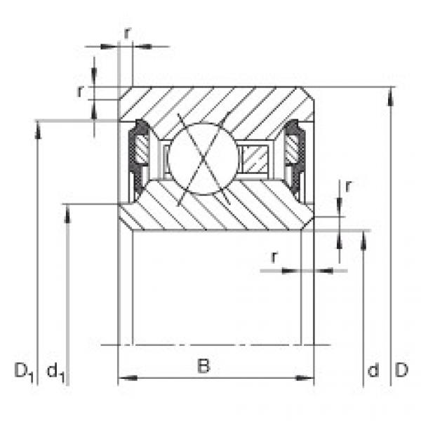 FAG Germany Thin section bearings - CSXU050-2RS #1 image