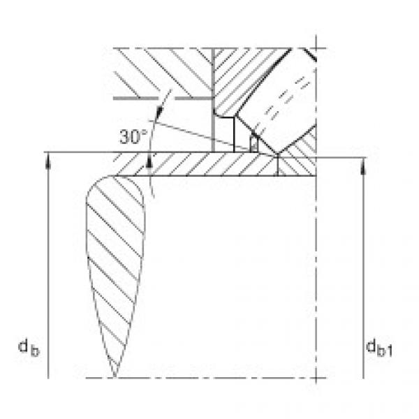 FAG Germany Axial spherical roller bearings - 29332-E1-XL #3 image