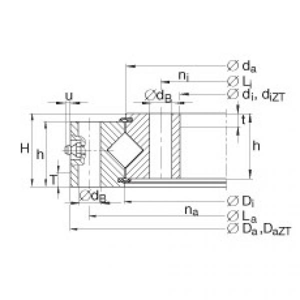 FAG Germany Crossed roller bearings - XU160260 #1 image