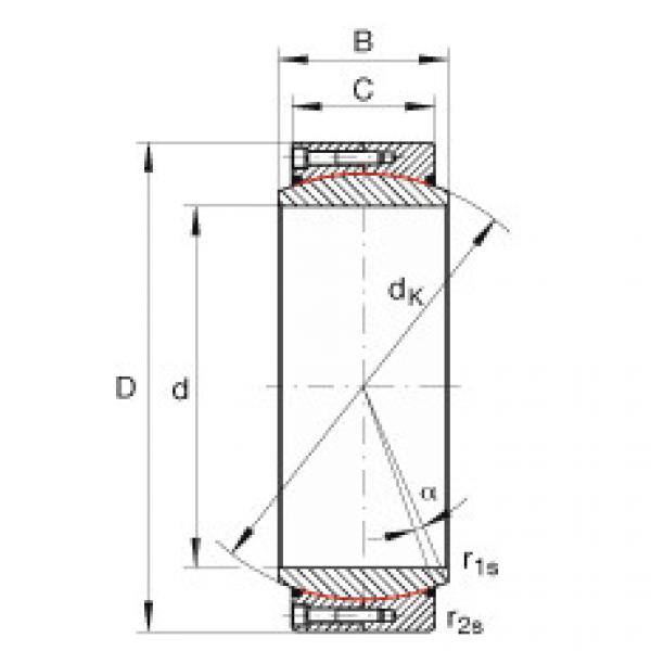 FAG Germany Large radial spherical plain bearings - GE360-DW-2RS2 #1 image