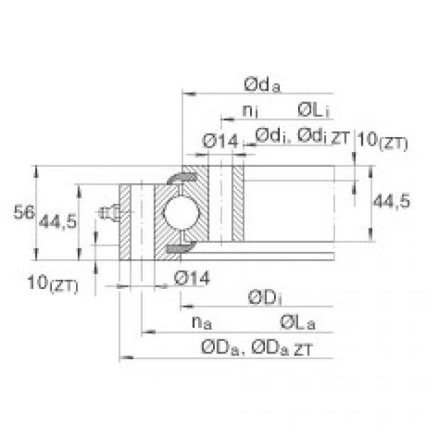 FAG Germany Four point contact bearings - VSU200844 #1 image