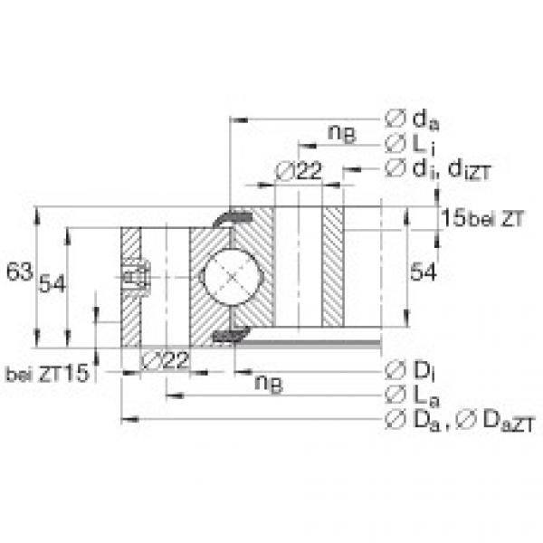 FAG Germany Four point contact bearings - VSU250755 #1 image