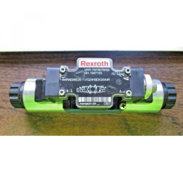 REXROTH HYDRAULIC CONTROL VALVE 4WRAEB6E25-11/G24N9DK26/MR #1 image