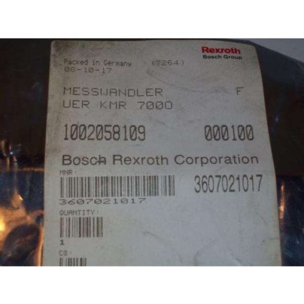 NIB REXROTH BOSCH 3-607-021-017  HYDRAULIC CONNECTION MODULE P826 #2 image