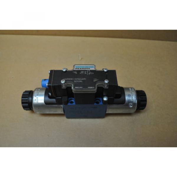 REXROTH 24VDC 1.25A HYDRAULIC VALVE, 4WE6D61/OFEG24N9DK24L/62 *NEW* #1 image