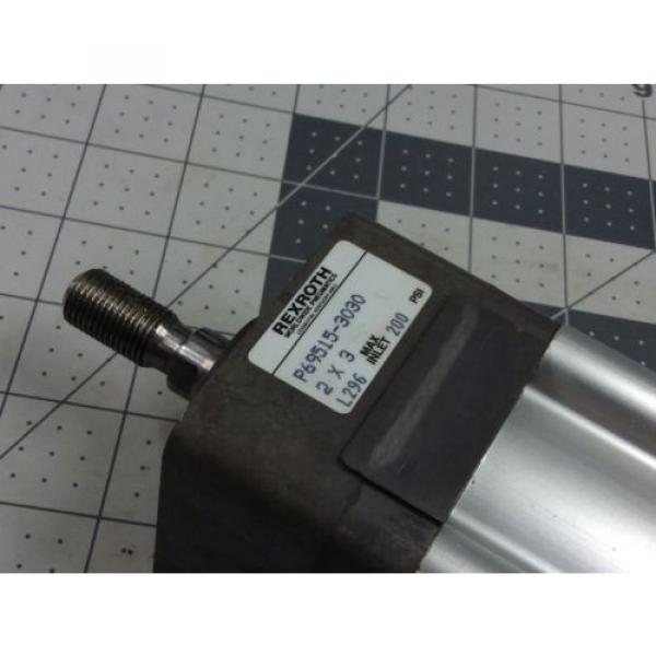 Rexroth Hydraulic Cylinder 3in Stroke 2in Bore P69515-3030 200 psi Qty 1 #62669 #2 image