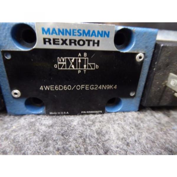 New Rexroth Hydraulic Valve P/N 4WE6D60/0FEG24N9K4 #2 image