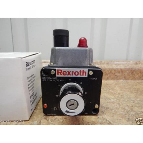 NEW Bosch Rexroth Hydraulic Pressure Switch HED 2 OA2X/63KL24 Bourdon Tube Frame #2 image