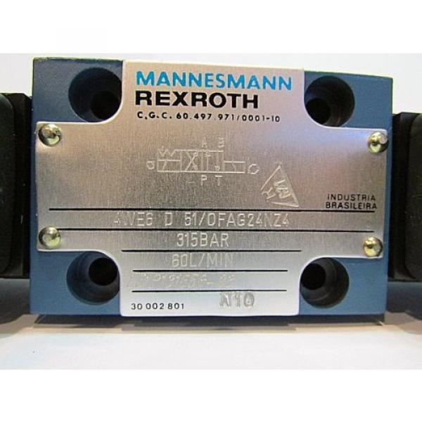 Rexroth 4WE6D51/OFAG24NZ4 4-Way Hydraulic Valve #2 image