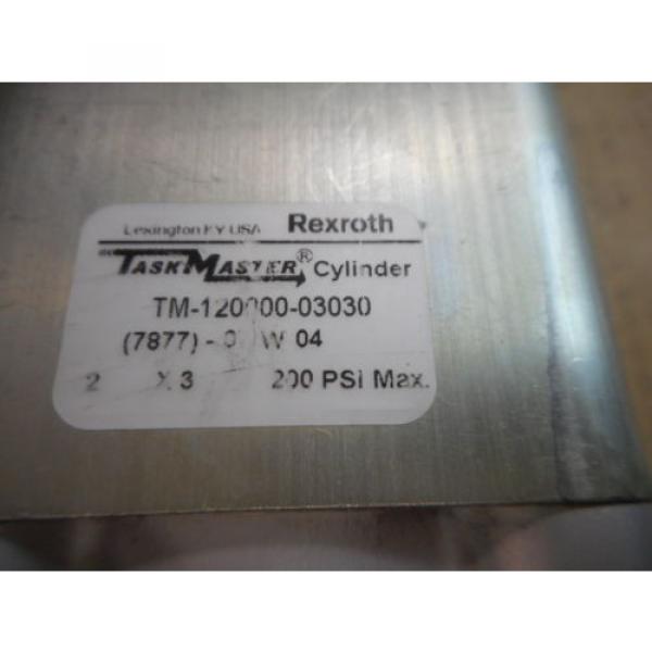 REXROTH TM-120000-03030 HYDRAULIC CYLINDER#8151048K 200PSI MAX NIB #5 image