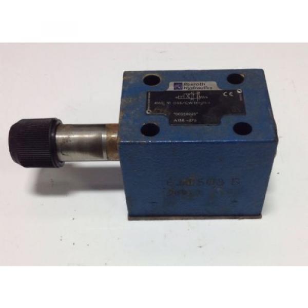 REXROTH HYDRAULIC DIRECTIONAL SOLENOID VALVE 4WE 10 D33/CW110N9K4 102736 #1 image