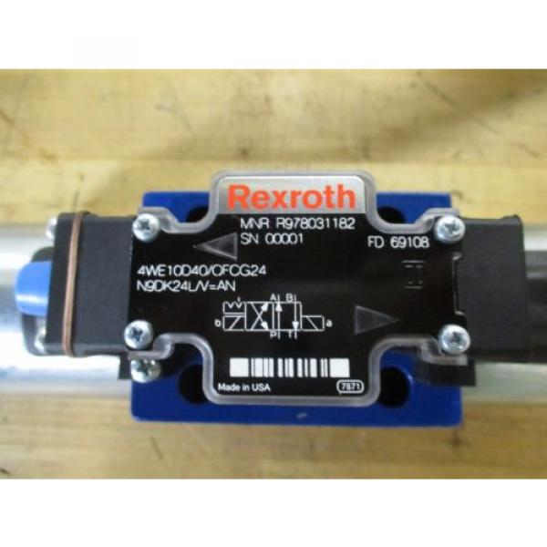 NEW REXROTH DIRECTIONAL VALVE # 4WE10D40/OFCG24 N9DK24L2 #2 image