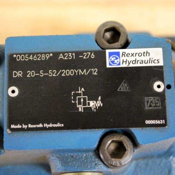 Rexroth DR20-5-52/200YM/12 Hydraulic Valve. *00546289* #A231-276. - USED #2 image
