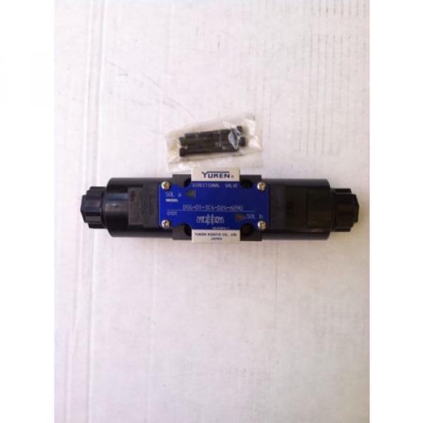 Yuken Kogyo Hydraulic Directional Valve DSG-01-3C4-D24 4Way 24VDC Coils #1 image