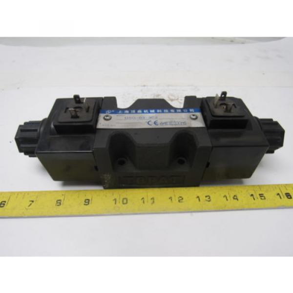 Yuken DSG-03-3C2 3 Position Spring Centered Solenoid Operated Directional Valve #1 image