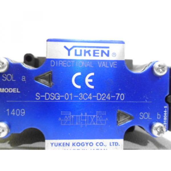 YUKEN S-DSG-01-3C4-D24-70 DIRECTIONAL VALVE *NEW NO BOX* #1 image