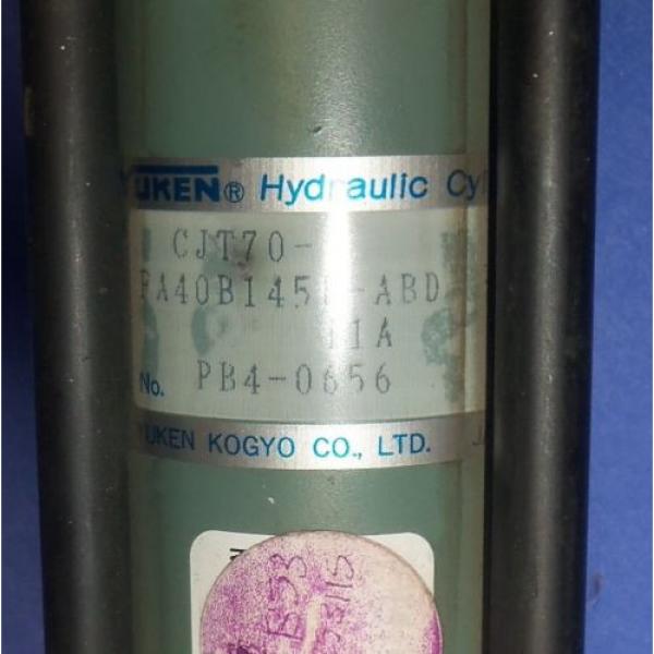 YUKEN KOGYO HYDRAULIC CYLINDER CJT70-FA40B145B-ABD 11A PB4-0656 #2 image