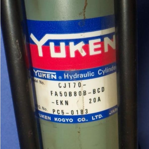 YUKEN KOGYO HYDRAULIC CYLINDER CJT70-FA50B80B-BCD-EKN PC5-0183 #2 image