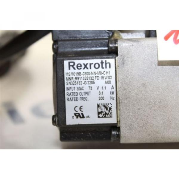 Rexroth MSM019B-0300-NN-M0-CH1 Servomotor MSM019B0300NNM0CH1 #3 image