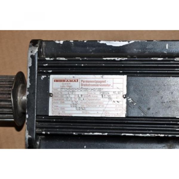 Rexroth Servomotor MAC071C-0-GS-3-C / 095-B-0 / S001 #3 image