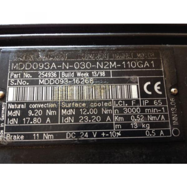 Rexroth MDD093A-N-030-N2M-110GA1  Servo Motor #2 image