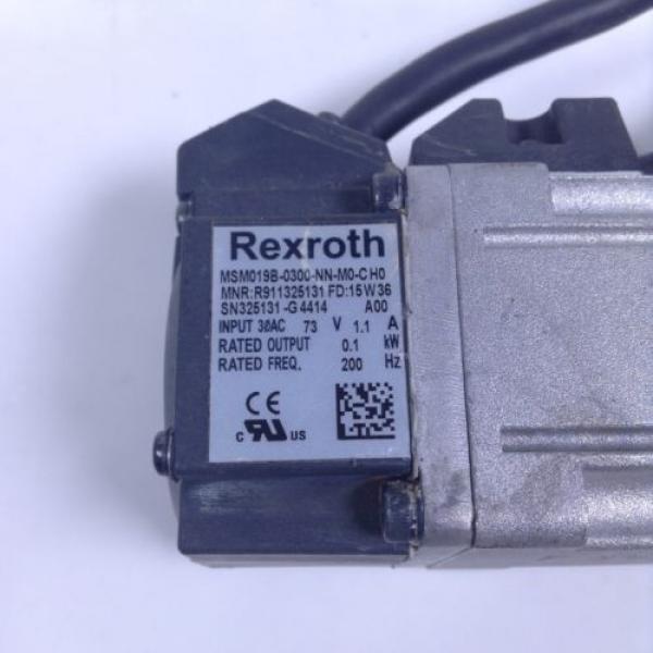 Rexroth MSM019B-0300-NN-M0-CH0 Servo Motor R911325131 MSM019 UMP #4 image