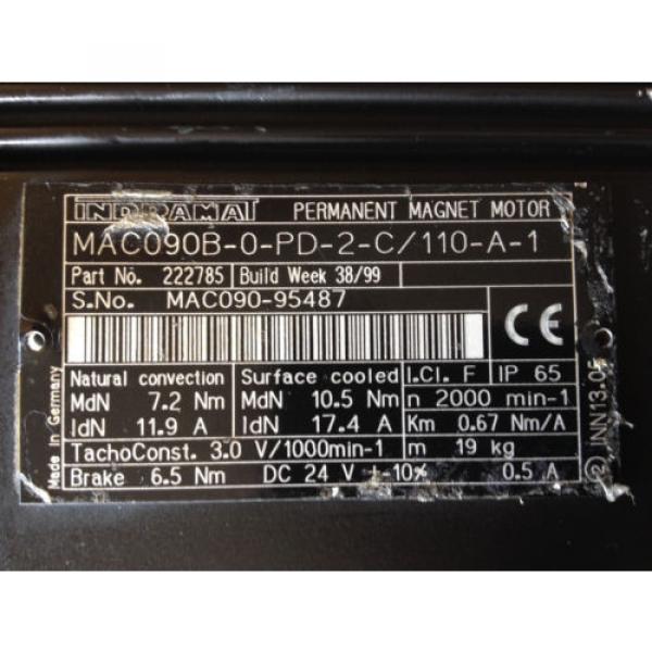 Rexroth Indramat MAC090B-0-PD-2-C/110-A-1 #2 image